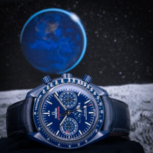 OMEGA Blue Side of the Moon, a Speedmaster Moonphase Timepiece