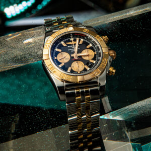 Breitling Chronomat 44 Gold Bezel B+P - Image 1